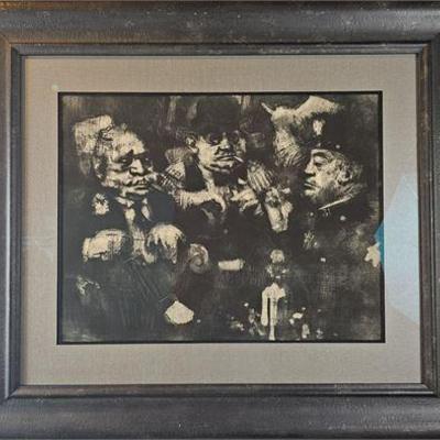 Lot 049   
Jack Levine (1915-2010), "The Feast of Pure Reason," 1969, Etching