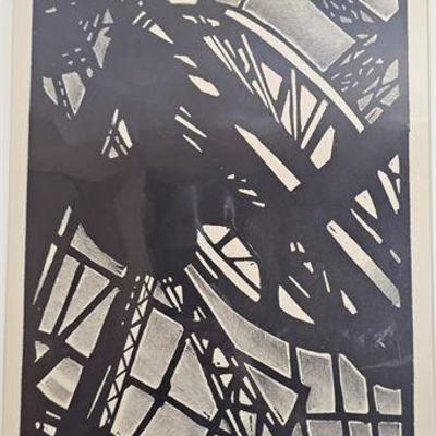 Lot 084   
Mark Freeman (1908-2003) "The Dynamo" 1936 Lithograph15/60, Signed/Titled/Dated