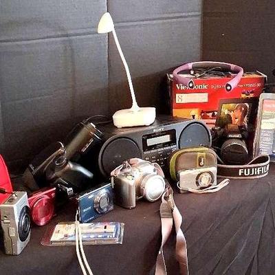 Camera Collection Featuring FujiFilm, Sony, Elph, & More