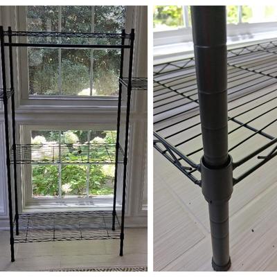 Black Metal Plant Stand 