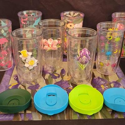 Colorful Tervis Tumbler Collection with Lids