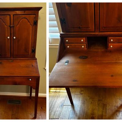 Rustic Secretary Desk By Habersham Plantation