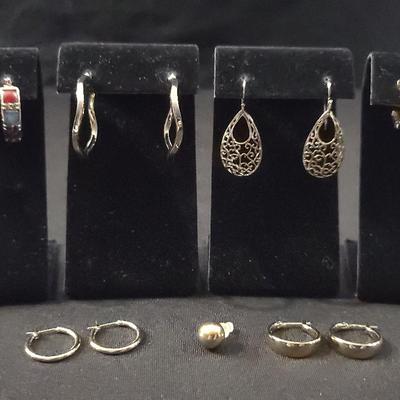 Sterling Silver Earrings with Other Non-Magnetic Earrings Featuring Liz Claiborne 