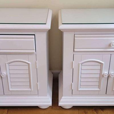 Liberty Furniture Matching White Nightstands by Timber Industries