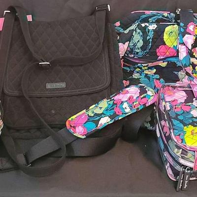 Vera Bradley Grand Traveler, Messenger Bag & Cosmetic Organizer Collection