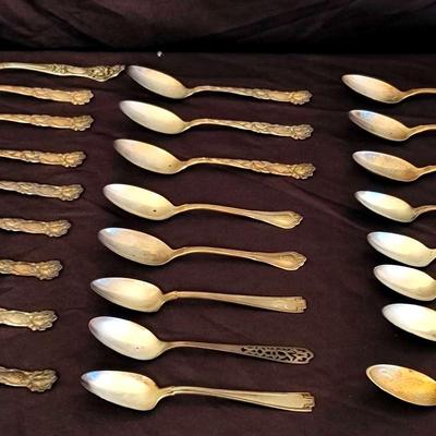 Antique Sterling Silver Spoons