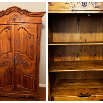 Bernhardt Solid Wood Armoire 