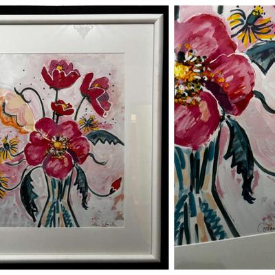 Floral Painting By Corinne Schminke