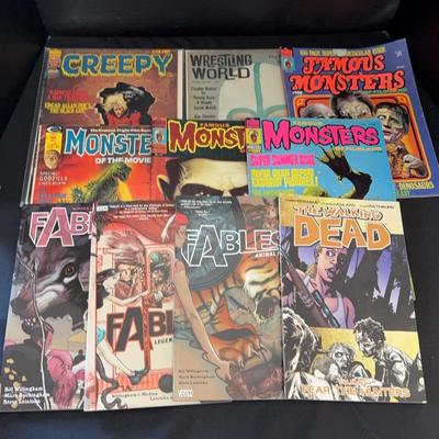 Assorted Graphic Novel Comics Including The Walking Dead