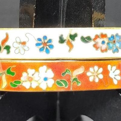 Cloisonne Enamel Bracelets (2)