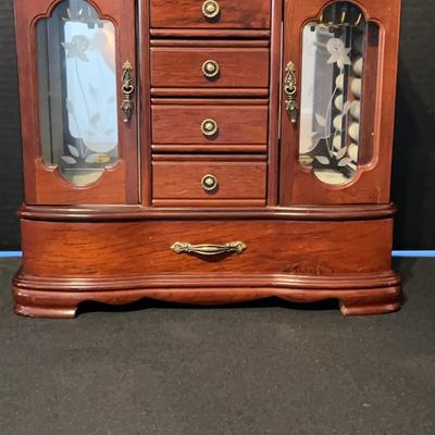 Cherry Wood Jewelry Box