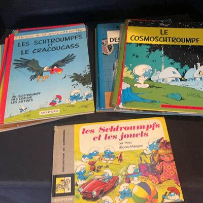 French Smurf Book Collection
