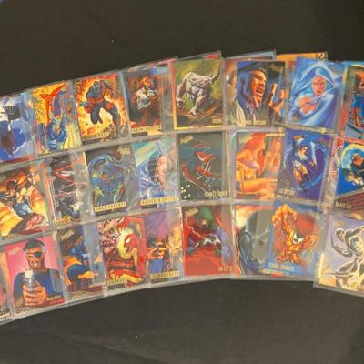 Set Of (108) 1995 Fleet Ultra Gold Spider-Man Cards