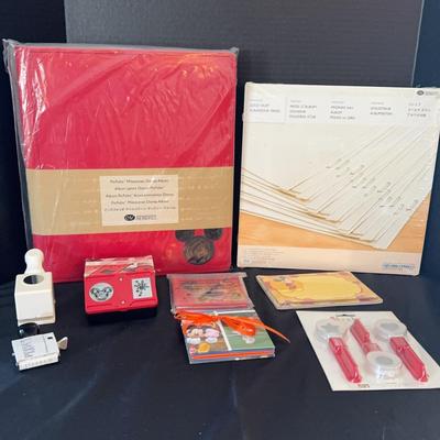 Disney Scrapbook, Creative Memories Scrapbooking Materials, Stamps, Sizzix