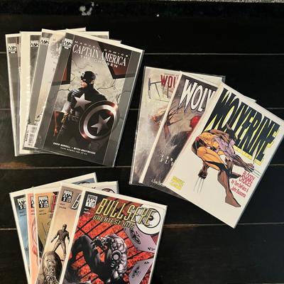 Captain America (The Chosen), Bullseye Greatest Hits, Assorted Wolverine Comic Books