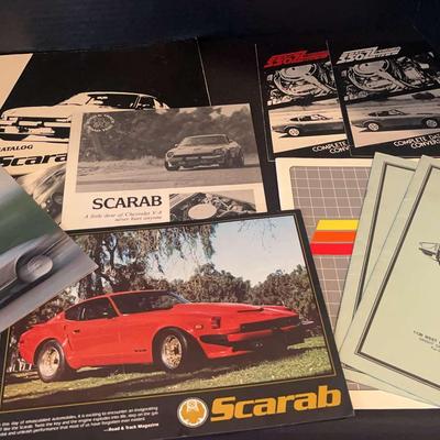 Scarab Auto  Pamphlets 1975 & Motorsport Books