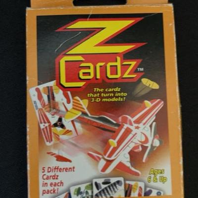 Z Cardz Series 2 Classic Planes 3D Model Cards