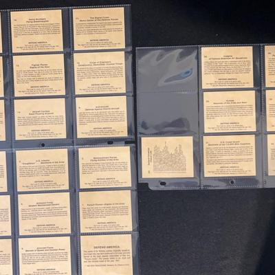Set America’s Fighting Forces Pictures Cards & Set Defend America Action Pictures Cards