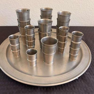 Jh139 vintage european pewter 2