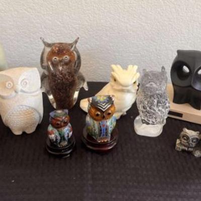 Jh113 vintage owl collection
