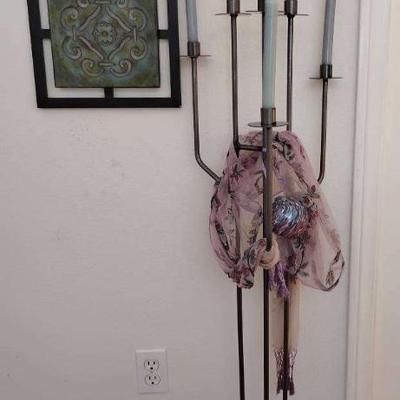 Jh122 floor candelabra with candles