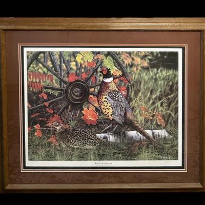 Signed 'Two’s Company' Art Print by Eddie LeRoy, Framed