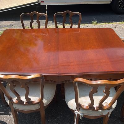 Cherry French Provincial Dining Table by Drexel 