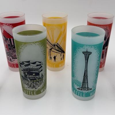1962 Seattle World’s Fair Glassware Set (8)