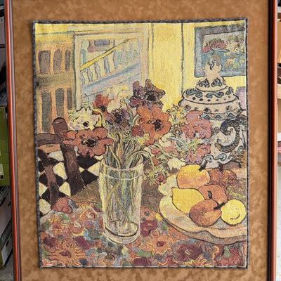 “Anemones” Tapestry by Lorraine Platt 