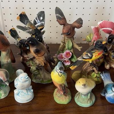 Decorative Porcelain Bird Collection 