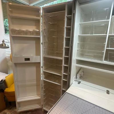 Craft cabinet (storage compartments)