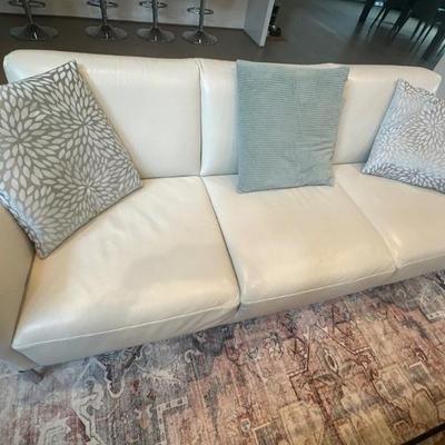 Natuzzi leather couch
