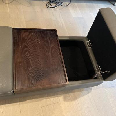 Ottoman (opens on both sides)