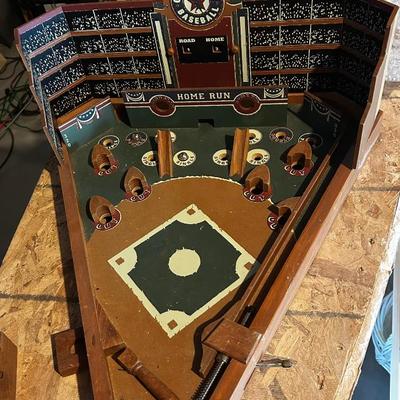 Old Century Baseball Mechanical Pinball Game