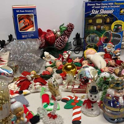 Vintage Blown Glass Christmas Ornaments, Vintage Home Made Ornaments And More