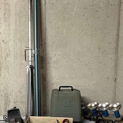 Vintage Keystone 8MM Home Movie Camera, Projector, Splicer and Screen