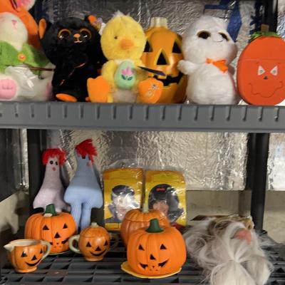Halloween And Easter Decor With Ceramic Pumpkins And Much More