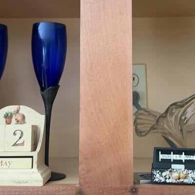 Large Modern Glass Bowl, Perpetual Calendars, Toasting Flutes And More