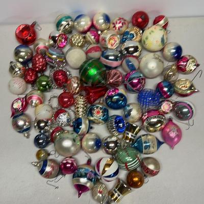 Vintage Blown Glass Christmas Ornaments 