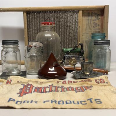 Vintage And Antique Advertising And Primitives With Lantern, Shoe Form And More 