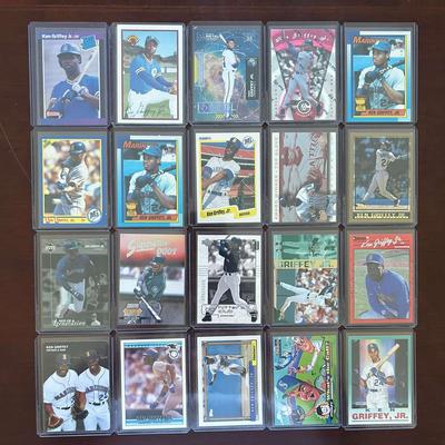 Ken Griffey Jr. Lot. Rookie Cards, Metal Universe, Inserts and More