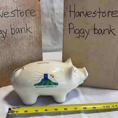 2 New Harvestore Piggy Banks