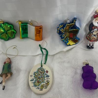 Irish, Scotland, Berlin Christmas Ornaments 