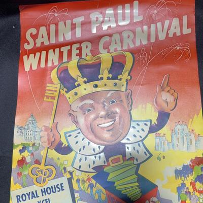 Vintage Saint Paul Carnival Poster