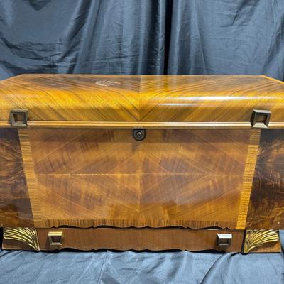 Vintage Cavalier Art Deco Cedar Chest