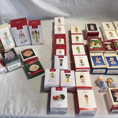 Huge lot Hallmark Angel Christmas ornaments