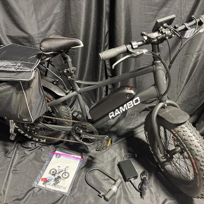 Rambo R350 Compact Electric Bicycle and Trailer