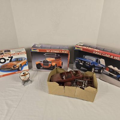Vintage Revell and Advent plastic model kits