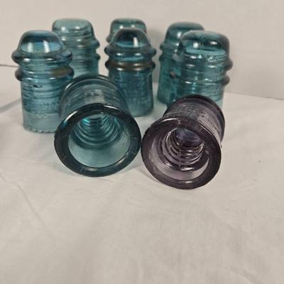 Vintage glass insulators & Dexter Mat Cutter