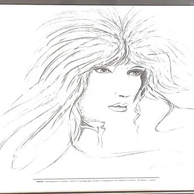 Sketch of Woman's face